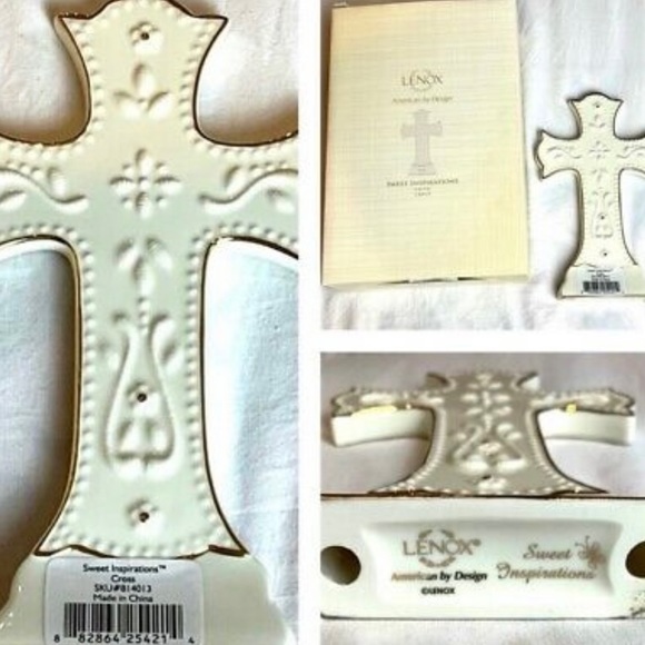 LENOX Standing Cross Sculpture - Picture 2 of 7